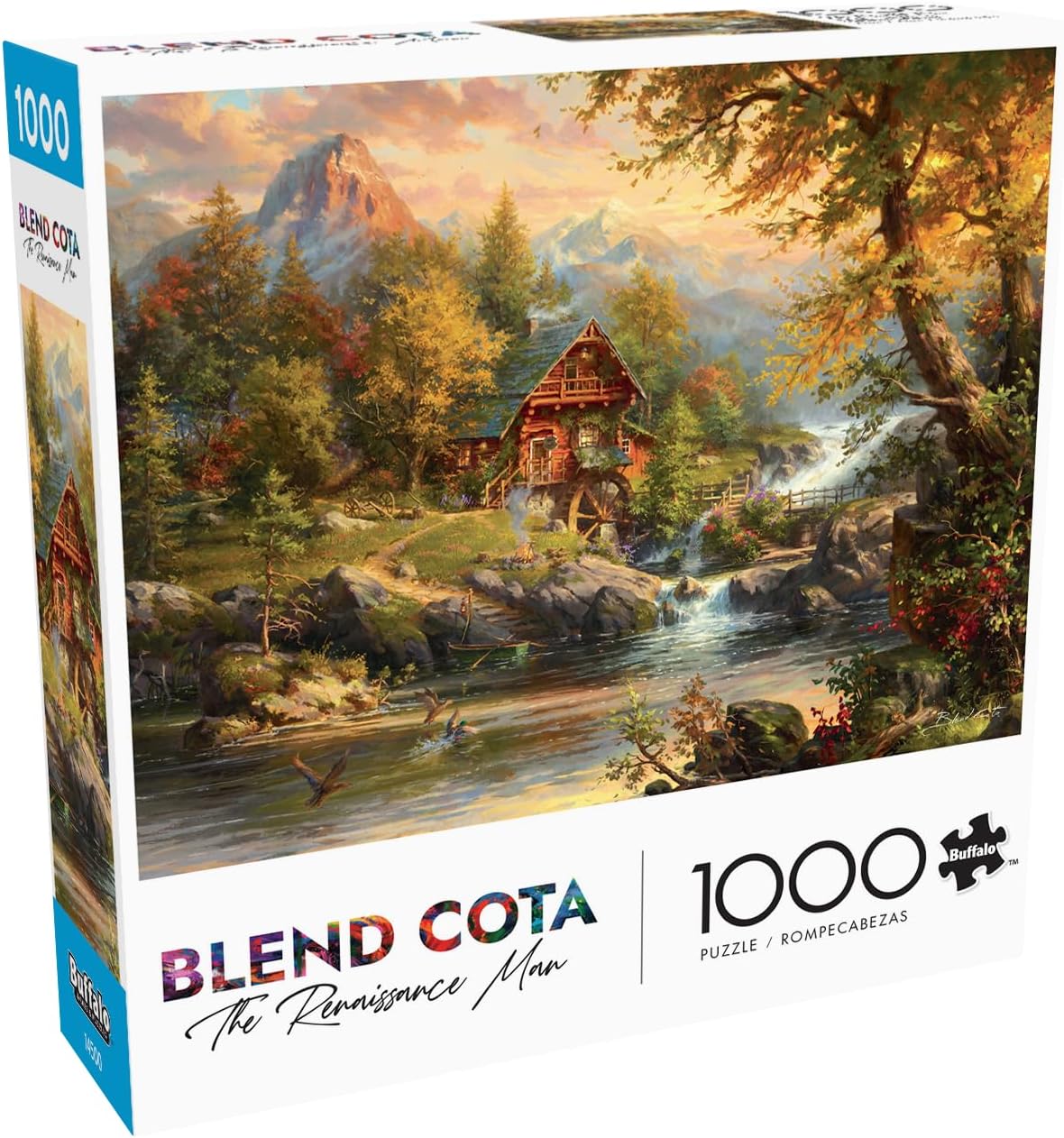 Buffalo Games - Blend COTA - Summer Cabin - 1000 Piece Jigsaw Puzzle for Adults - Challenging Puzzle Perfect for Game Nights - Finished Size is 26.75 x 19.75