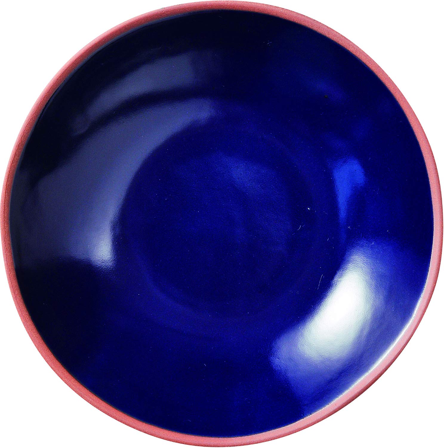 Pot de four en terre cuite bleu marine de qualité premium