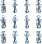 Swpeet 30Pcs M4 M5 M6 Jack Nuts Petal Nuts Expansion Nut Thins Fixings Dowels with Screws Assembly for Hollow Wall Iron Skin Line Use in Thin Soft Wall (Assortment Kit)