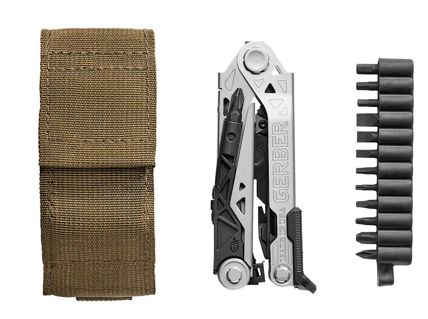 Gerber Center-Drive Multitool - Bit Set - Coyote Brown Berry-Compliant Sheath