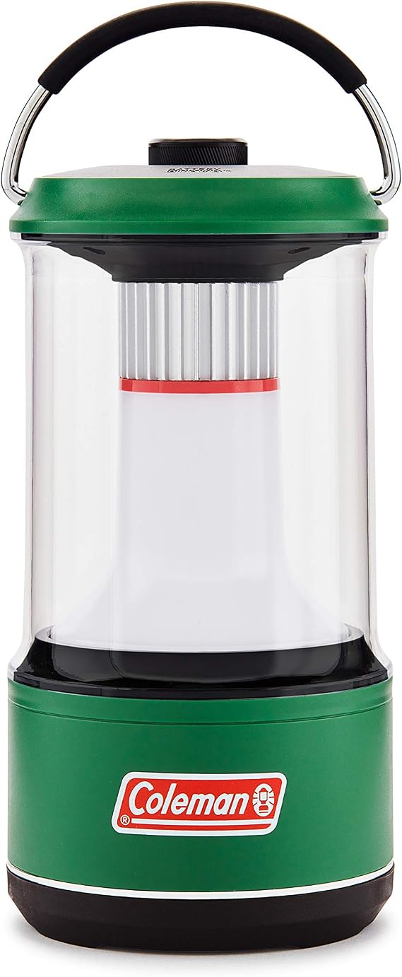 Coleman LED Lantern with BatteryGuard Technology, Water-Resistant 600L/1000L Lantern with 4 Light Modes, Up to 25% More Battery Life Than Traditional Lanterns & 2-Person Sundome Tent, Navy