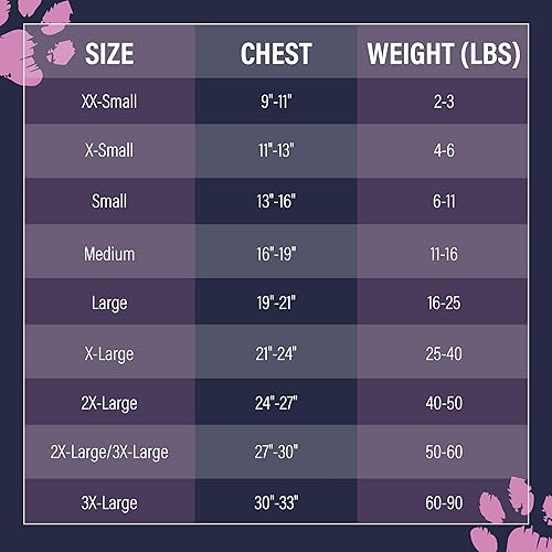 Vista 18 de DOGGIE DESIGN American River - Arnés para perro de la colección ombré, color frambuesa (S (circunferencia de 13 a 16 pulgadas)