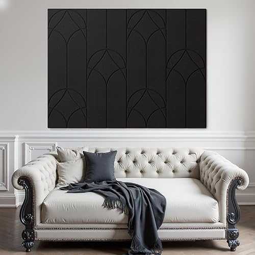 Paneles de pared acústicos góticos negros para despegar y pegar, azulejos autoadhesivos que absorben el sonido para estudio, paredes, dormitorio, disponible en Yaxa Costa Rica