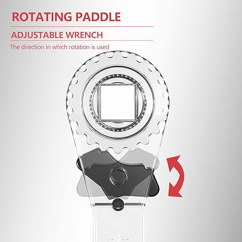 Miniatura 4 de Mellbree Llave de servicio HVAC, acero al carbono, 38 in, 14 in, 516 in, 316 in