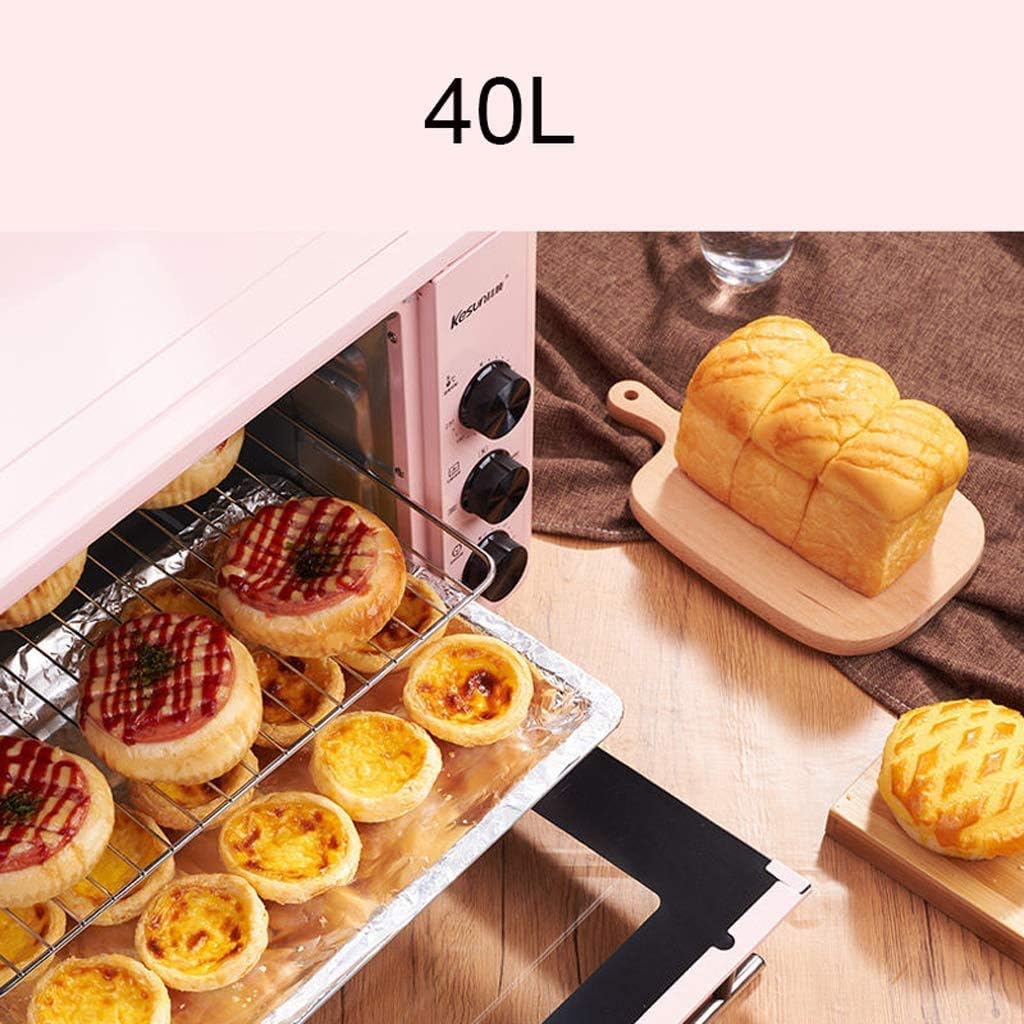 40L Multi-Function Oven,Adjustable Temperature 0-230℃ and 60 Minutes Timer Five-Layer Baking Position Household Baking Fully Automatic Electric Oven Useful