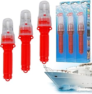 Boat Flares (3PCS), 2025 Upgraded Electronic Flare – Coast Guard Approved, Long Lasting & High Brightness, Waterproof Emergency Light for Boating, Camping, Hiking, Automotive Survival & Outdoor Safety