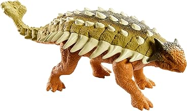 Roaring Battle Action with Jurassic World Roarivores Ankylosaurus Dinosaur Action Figures