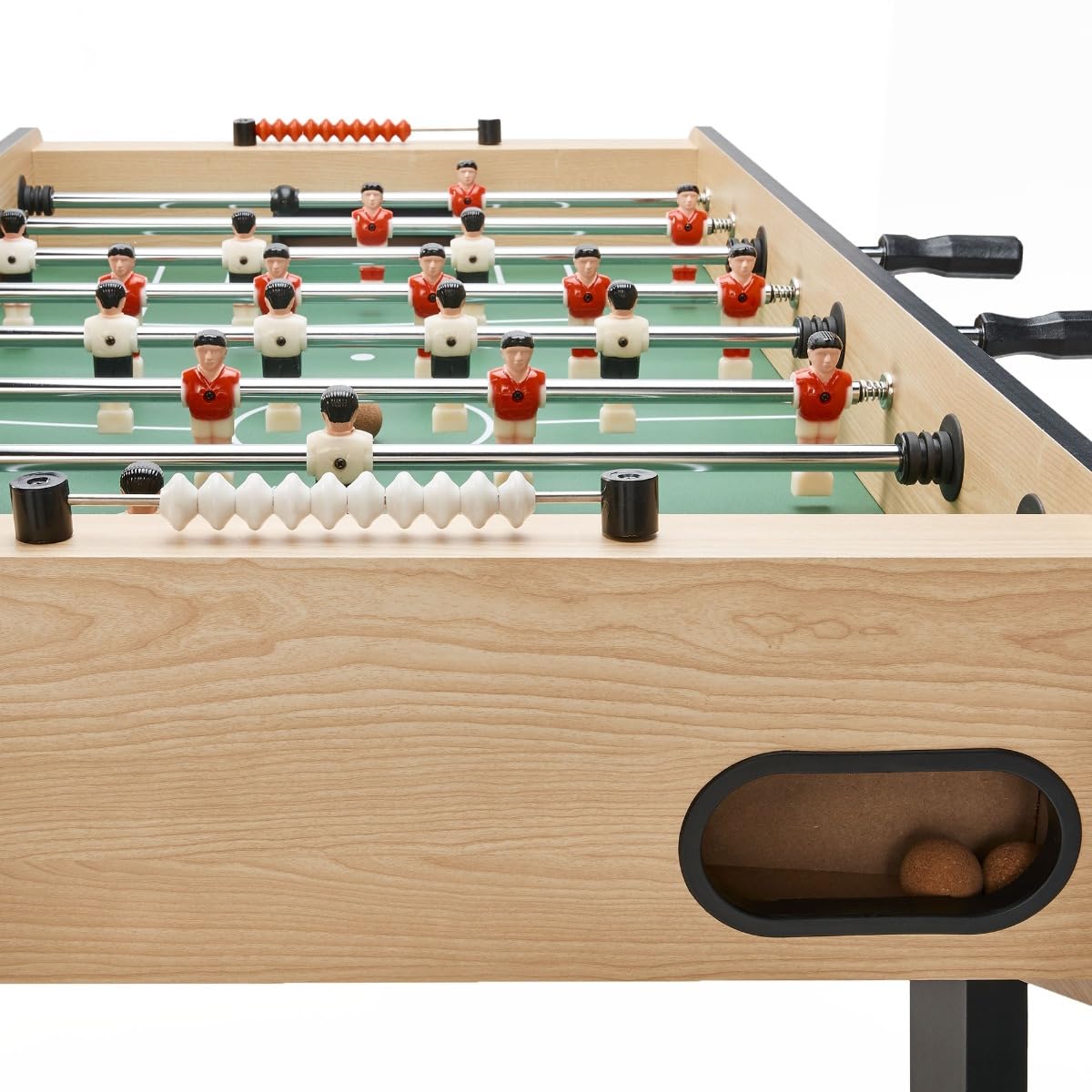 Kangui Babyfoot Adulte - Robuste - Barres télescopiques - 2 à 4 Joueurs - 3 Balles liège inclues