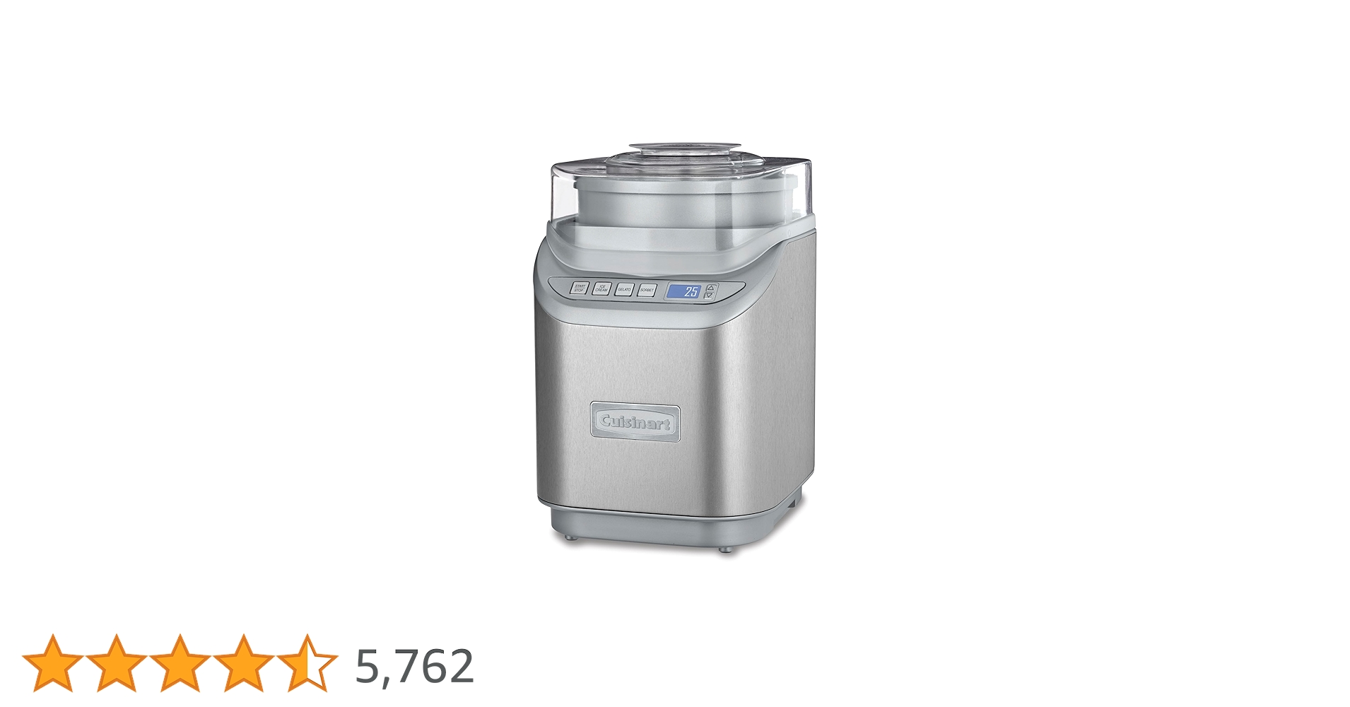 Cuisinart ice70アイスクリームメーカー Amazon.com: Cuisinart Ice Cream Maker Machine, 2-Quart
