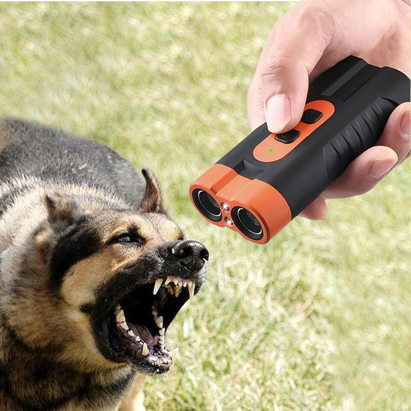 Dispositivo anti-abbaio – Dispositivo anti-abbaio ricaricabile per cani, dispositivo ad ultrasuoni per allontanare l'abbaio del cane, dispositivo efficace per addestrare l'abbaio del cane, dispositivo