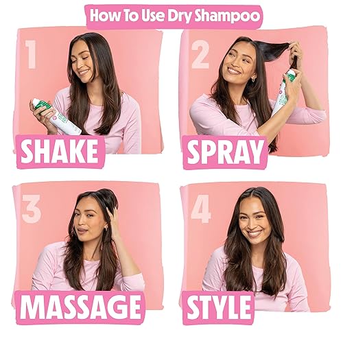 Miniatura 5 de Not Your Mother's Dry Shampoo Spray Signature Surtido (paquete de 3) – 7 onzas cada uno – Clean Freak, Plump for Joy & Beach Babe – Absorbe