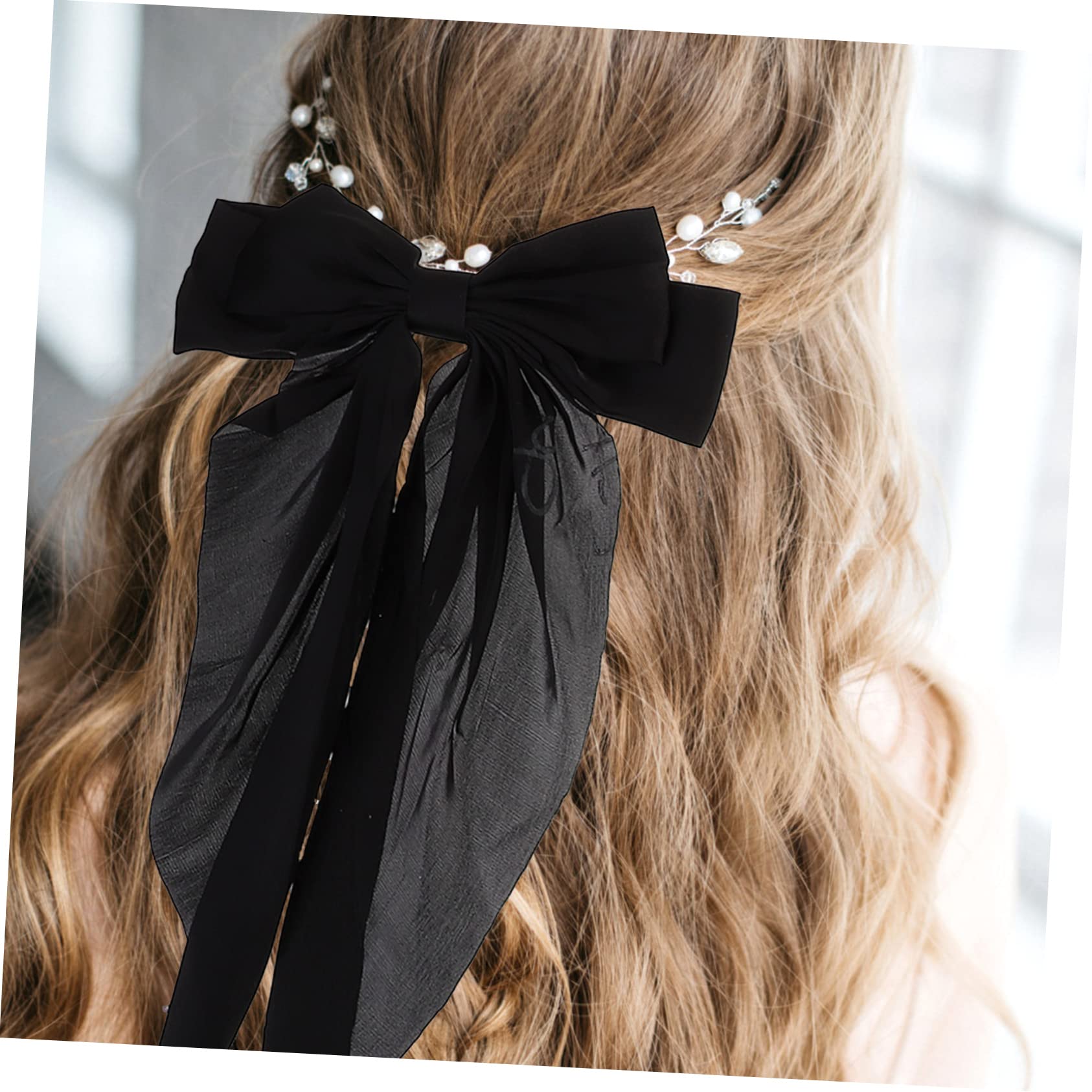 MAGICLULU 4er-set Haarschleifen Für Damen Große Metall-haarspangen -haarspangen Für Mädchen Und Teenager 3 Stück X 4