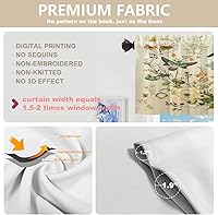 Vista 369 de Cenefas de cocina modernas con patrón de cobre marrón dorado para ventanas, cenefas opacas abstractas de marcas de arañazos y cortinas opacas