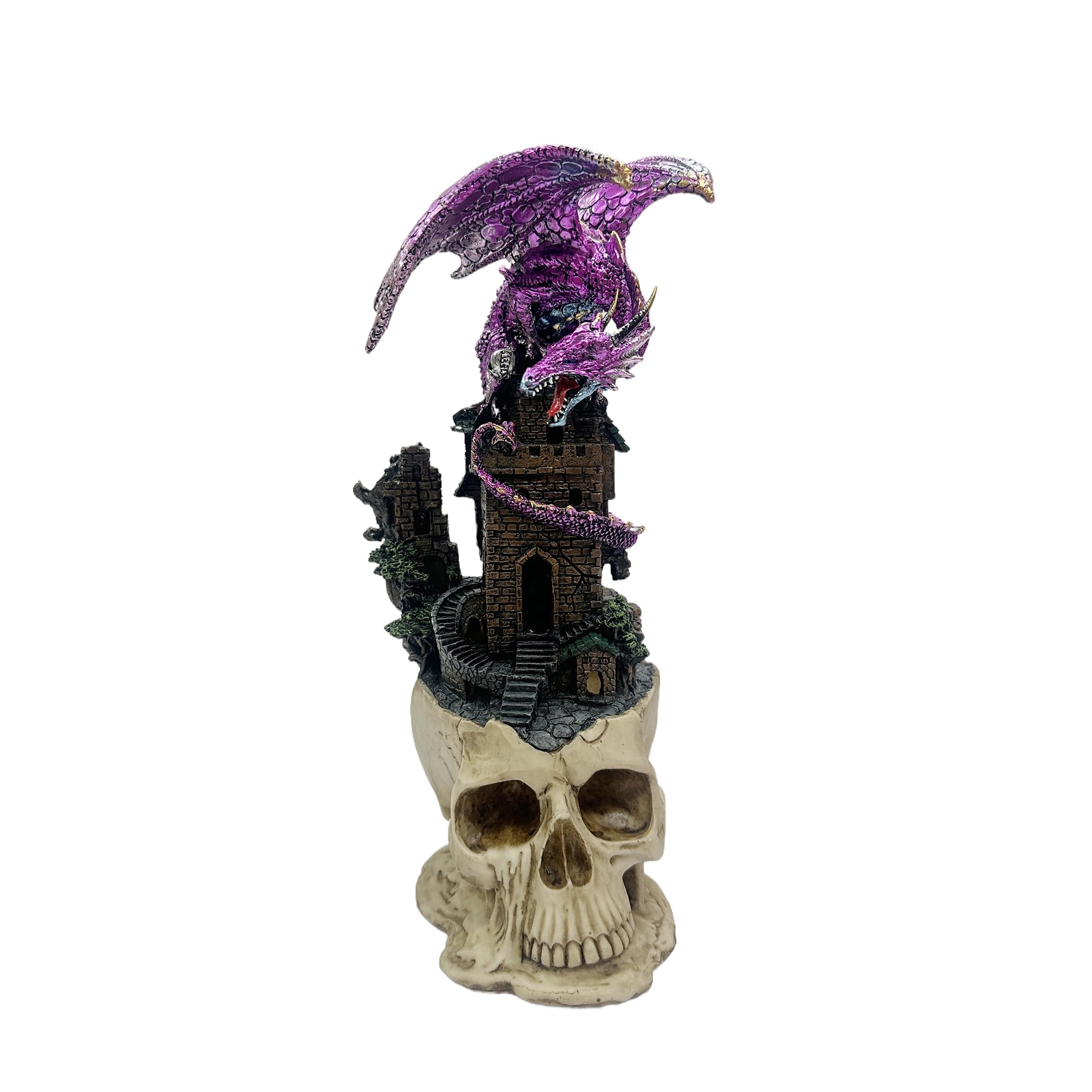Dragon violet gothique 34 cm : brisez la monotonie de votre déco