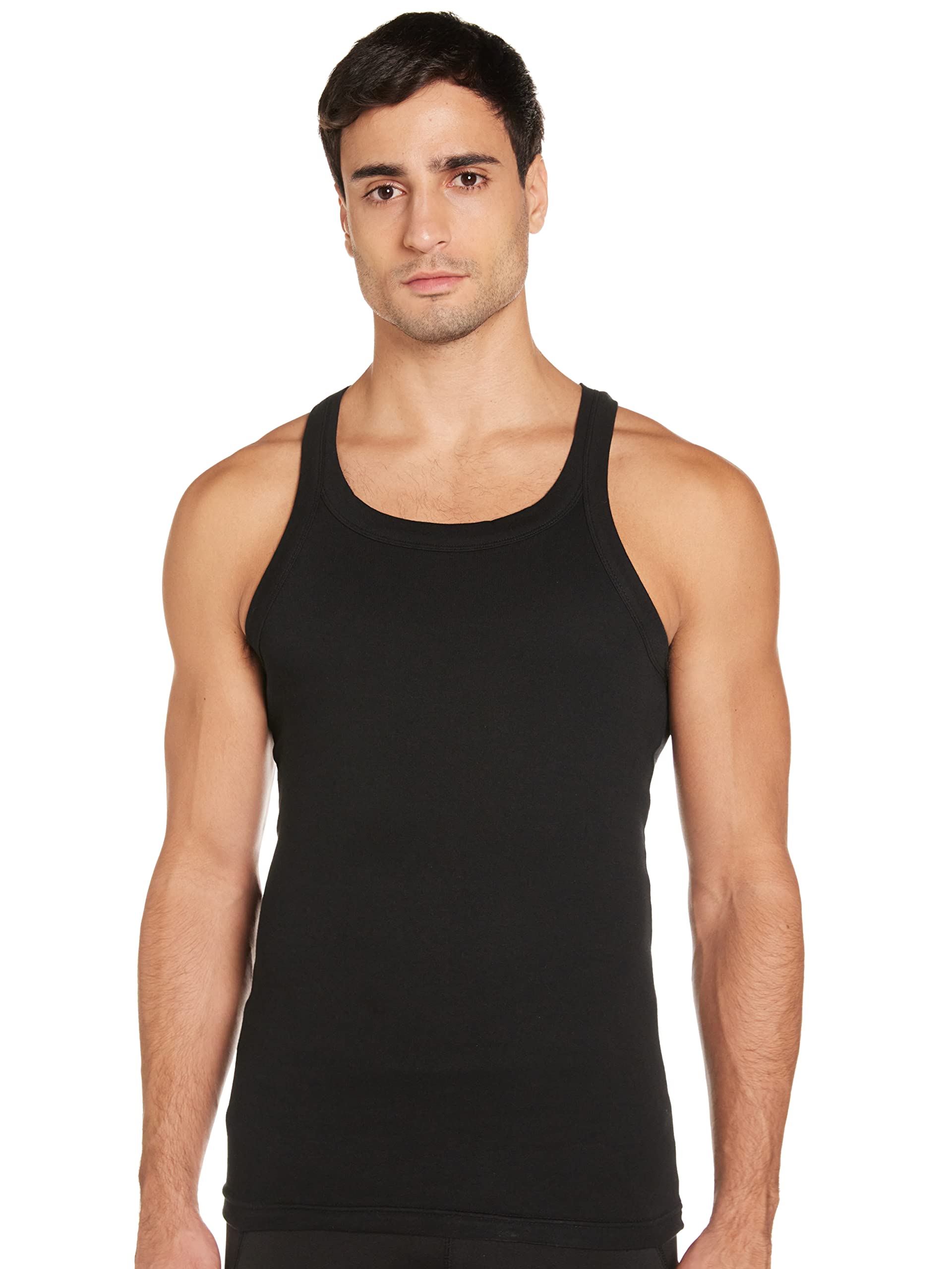 Sponsored Ad – John Gladstone Men's Square Neck Vest in Solid Colors