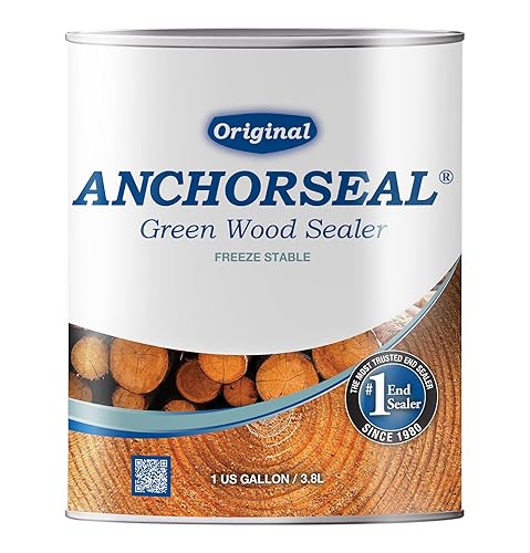 ANCHORSEAL Sellador clásico para troncos y madera, emulsión de cera a base de agua, evita hasta el 90% de las comprobaciones finales en extremos disponible en Yaxa Venezuela