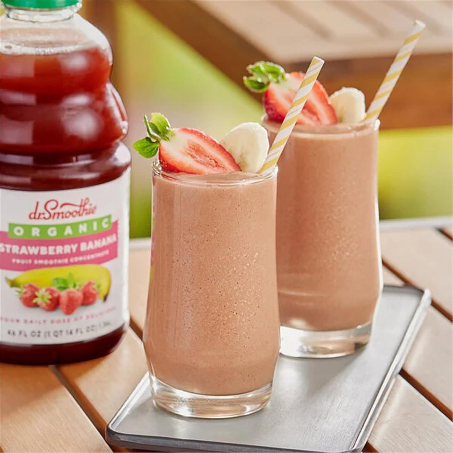 Organic Strawberry Banana Fruit Smoothie Mix 46 fl. oz. WS-103DRORGSTBA-NPF