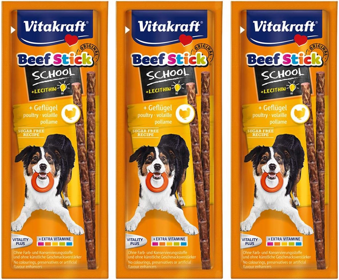 VitakraftDog Beef Stick, Pack of 3