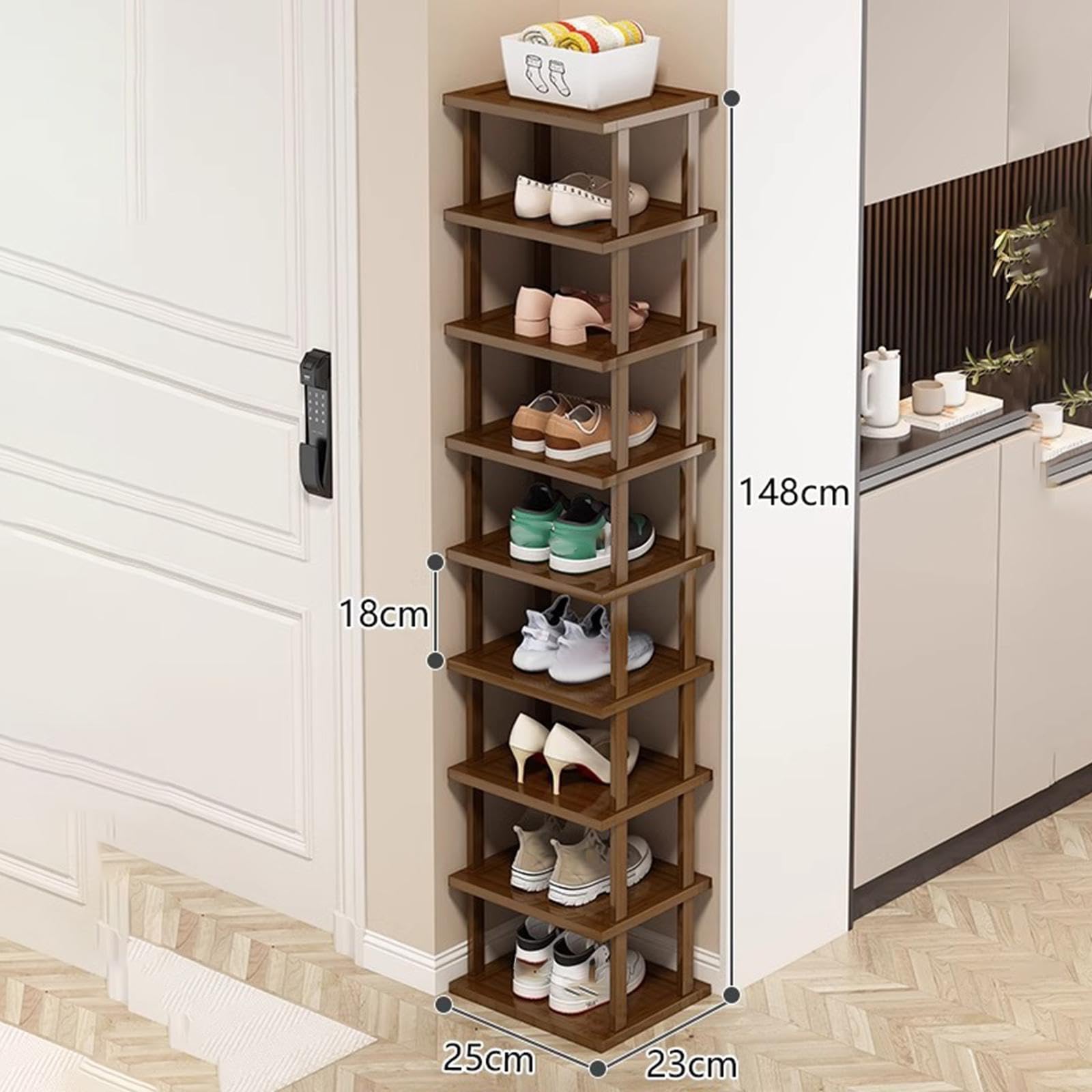 Vertical de con Caja de Almacenamiento para Espacios Pequeños, Ideal para La Entrada O La Puerta Principal.