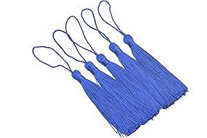 KONMAY Light Blue Tassel for Jewelry Making