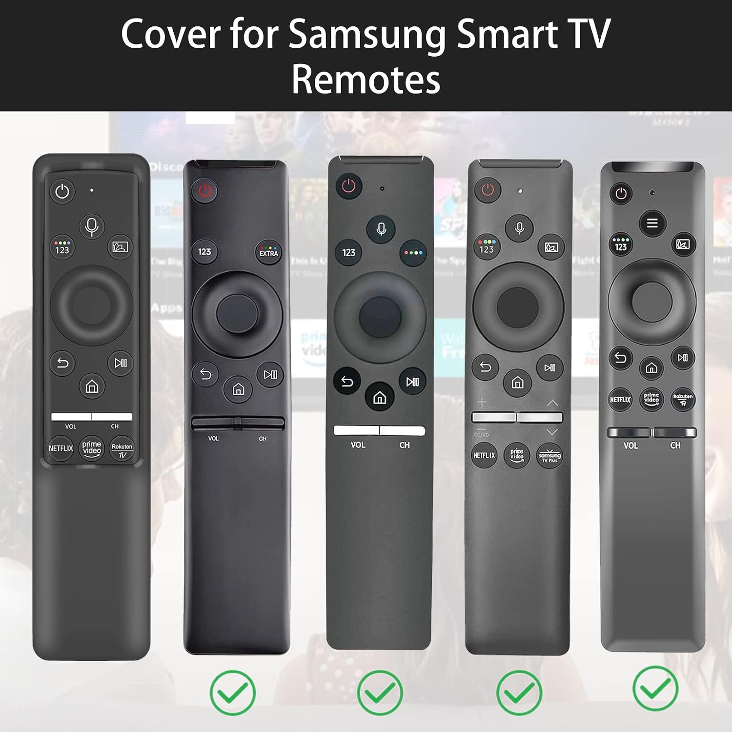Discount 70% Case Compatible with Samsung Smart TV Remote Controller BN59 Series, Light Weight Silicone Cover Protector Shockproof Anti-Slip Remote Skin Sleeve - Black Special Case Compatible with Samsung Smart TV Remote Controller BN59 Series, Light Weight Silicone Cover Protector Shockproof Anti-Slip Remote Skin Sleeve - Black
