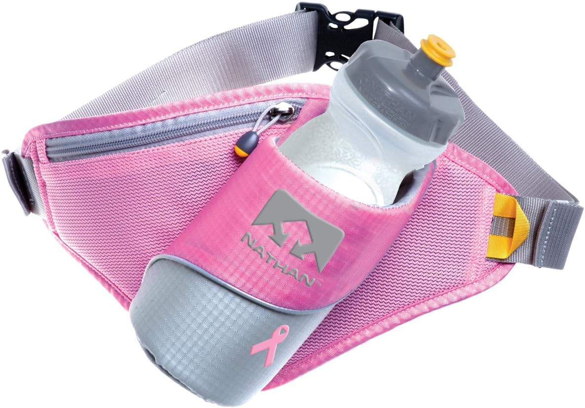 Nathan Triangle Insulated Angled Holster Waist Pack (Pink Ribbon)