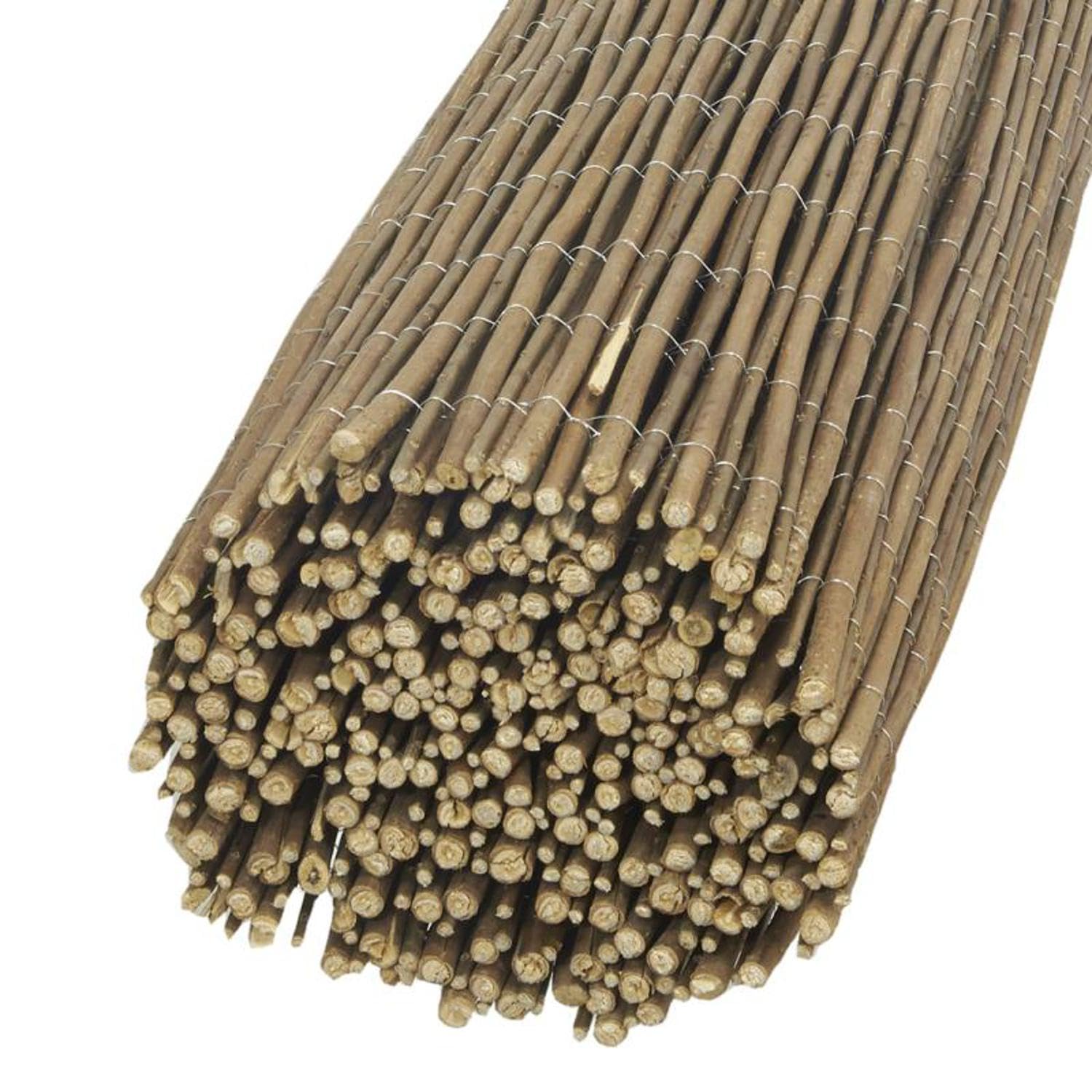 AUBRY GASPARD - Canisse en Osier Naturel - Brise Vue jardin occultant - Livré en rouleau avec Sac de Transport - Idéale pour Jardin et Terrasse - Résistant aux intempéries - 200x500 cm