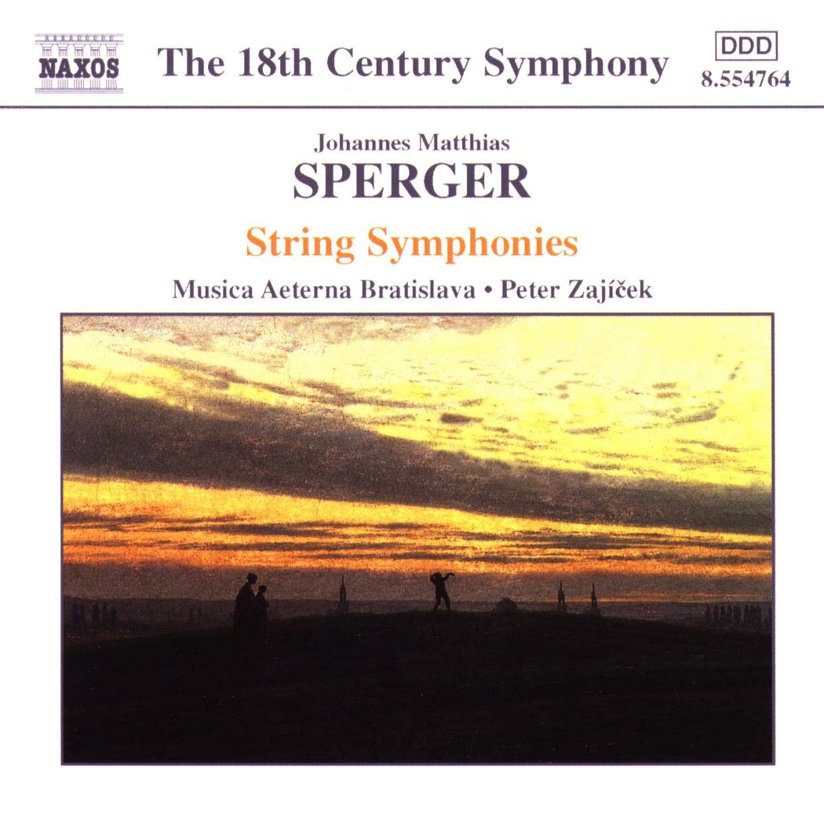 Johann Sperger - The 18th Century Symphony -String Symphonies - SPERGER CD Album - Used