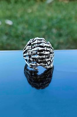 iSkeleton Double Hand Model AdjustableBlack Ring