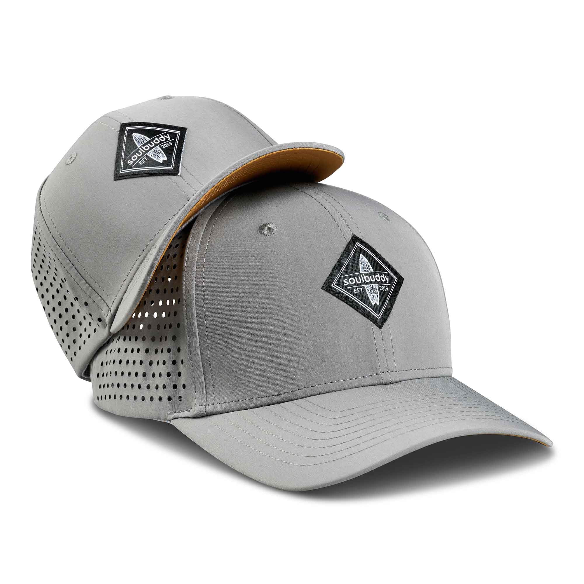 Soulbuddy Set di 2 Cappellini Sportivo da Basecap Coordinati papà e Figlio – Snapback Traspiranti Uomo e Bambino – Look Mini Me Famiglia – Idea Regalo Originale