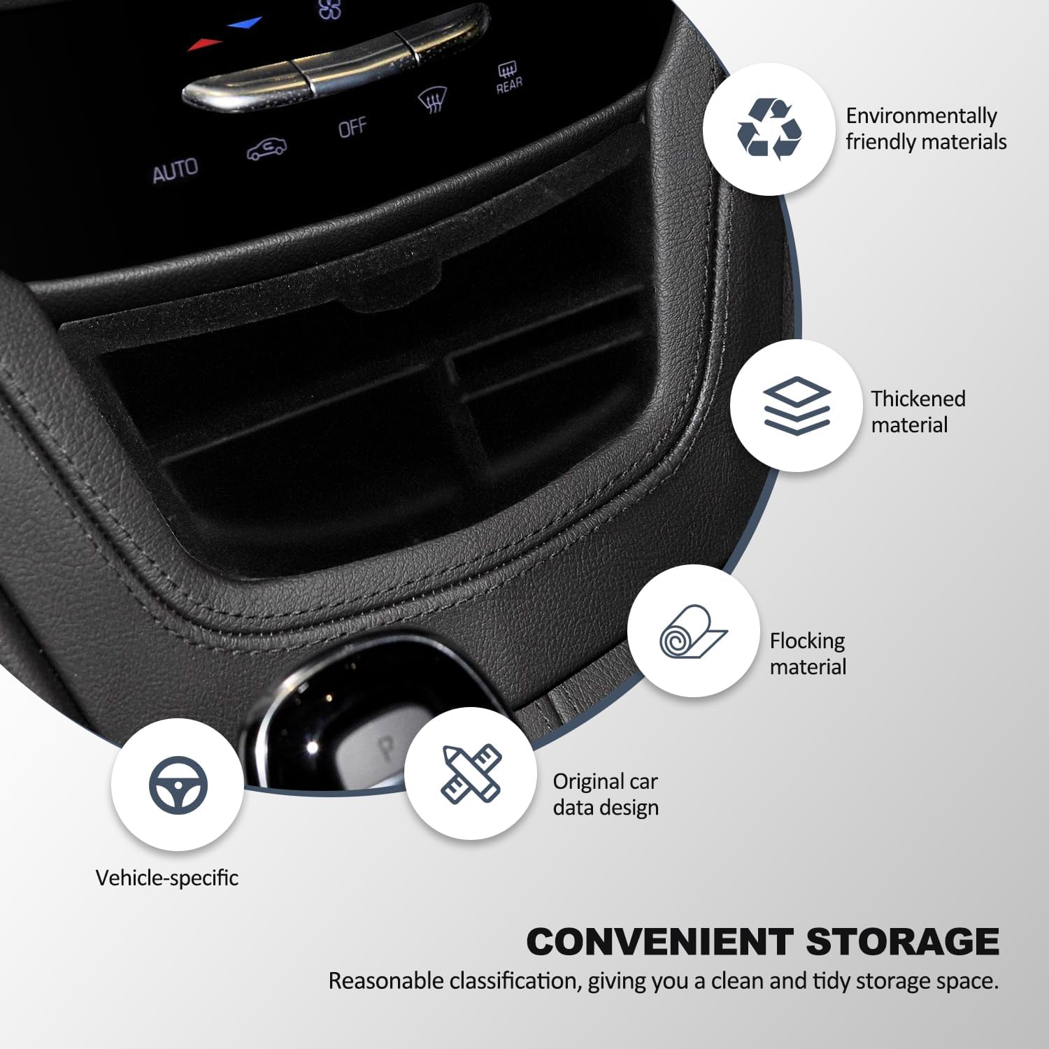 RUIYA Organizador De Consola Central Para 2022+ Hyundai Tucson/Santa