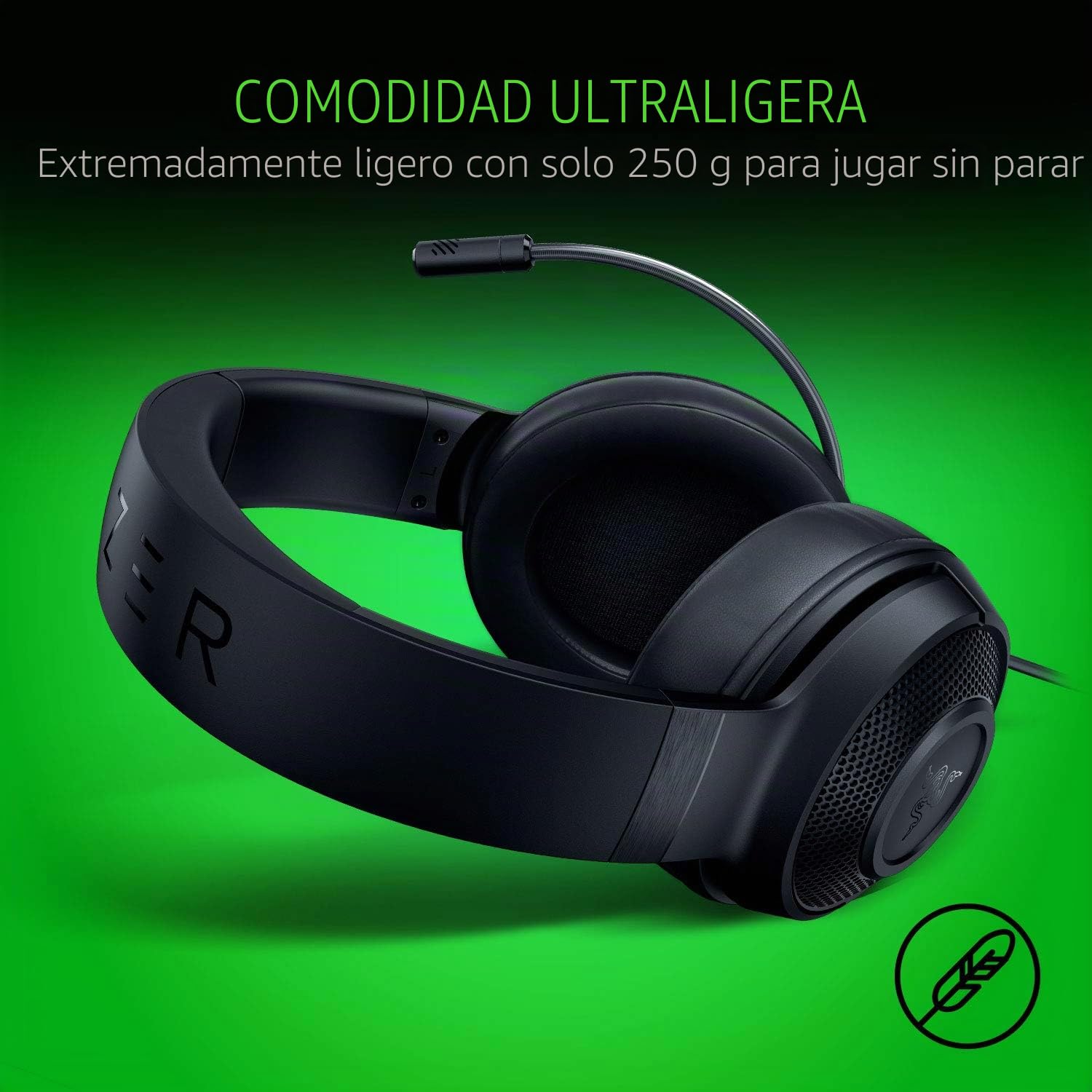 BlackShark V2 X - Auriculares de Juego con Sonido Envolvente 7.1, Controlador de 50 mm
