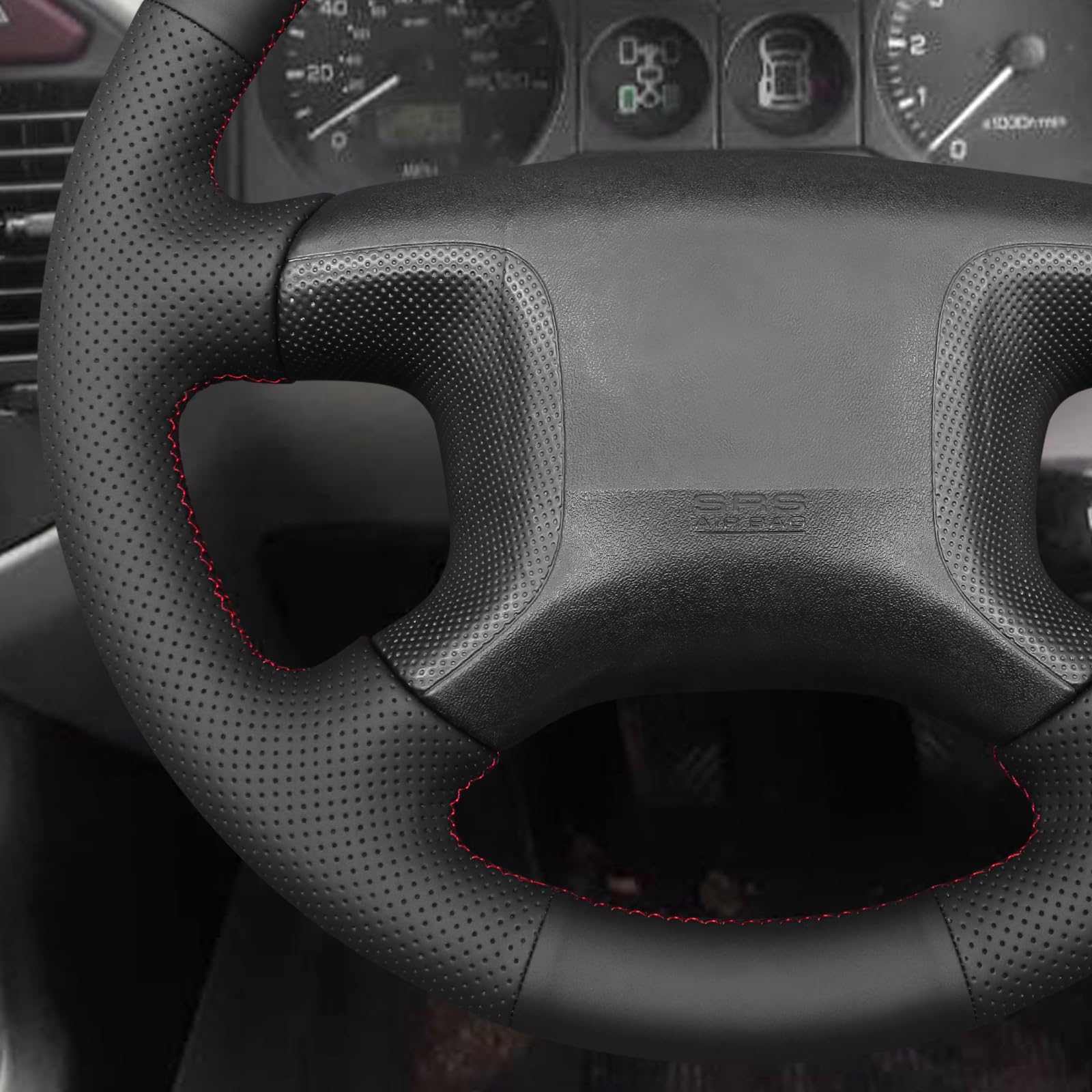 MEWANT Funda de Volante a Medida para Coser Mitsubishi