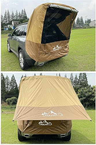 Miniatura 8 de Toldo para portón trasero de tamaño XL para automóvil, camping, viajes por carretera, esenciales, tamaño mediano a completo, SUV, camioneta,