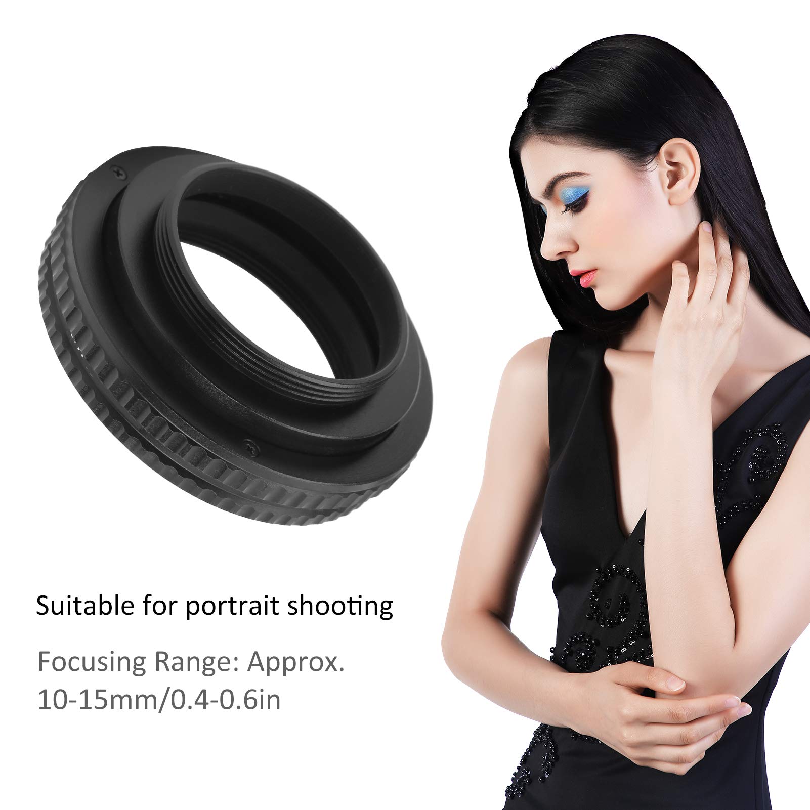 Optimierter Helicoid Ringadapter für M42 auf M39 Kamera mit 10-15 mm Fokussierbereich und 5 mm Einstellbarer Abstand