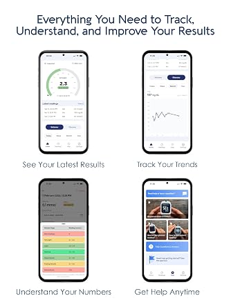 KetoBM Blood Glucose & Ketone Monitoring System - Bluetooth Meter Kit with Free App, Starter Kit with Glucose & Ketone Test Strips & Lancets | Complete Blood Sugar & Keto Testing Kit