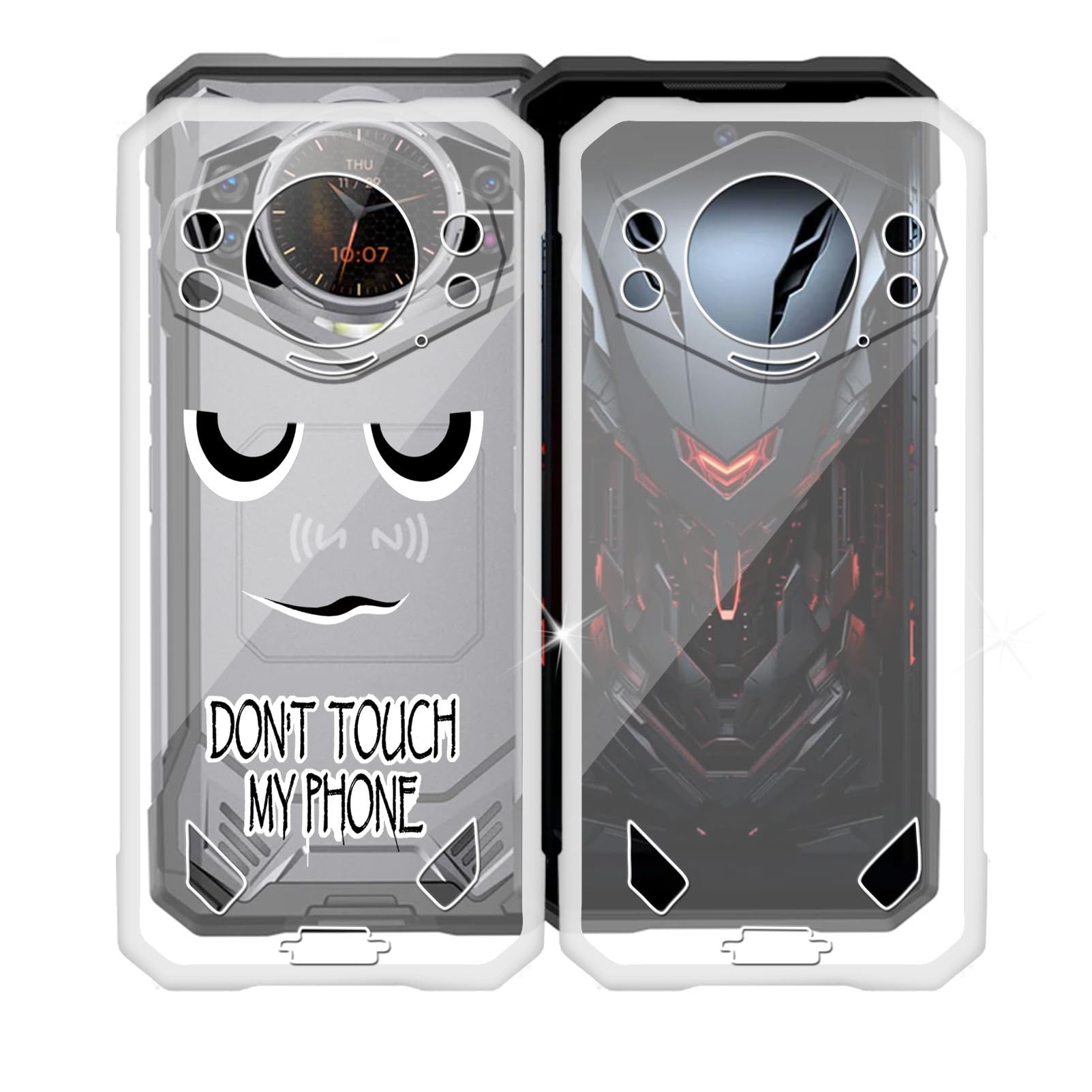 Coque Doogee S200 antichoc en silicone transparent DUO6 - 8