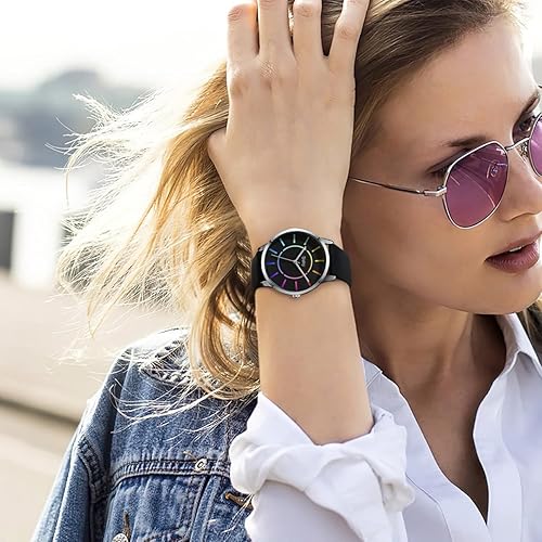 Miniatura 2 de Women's Watch Silicone Strap Casual Waterproof Quartz Watches Three Hands Watch Best Gift for Women Men