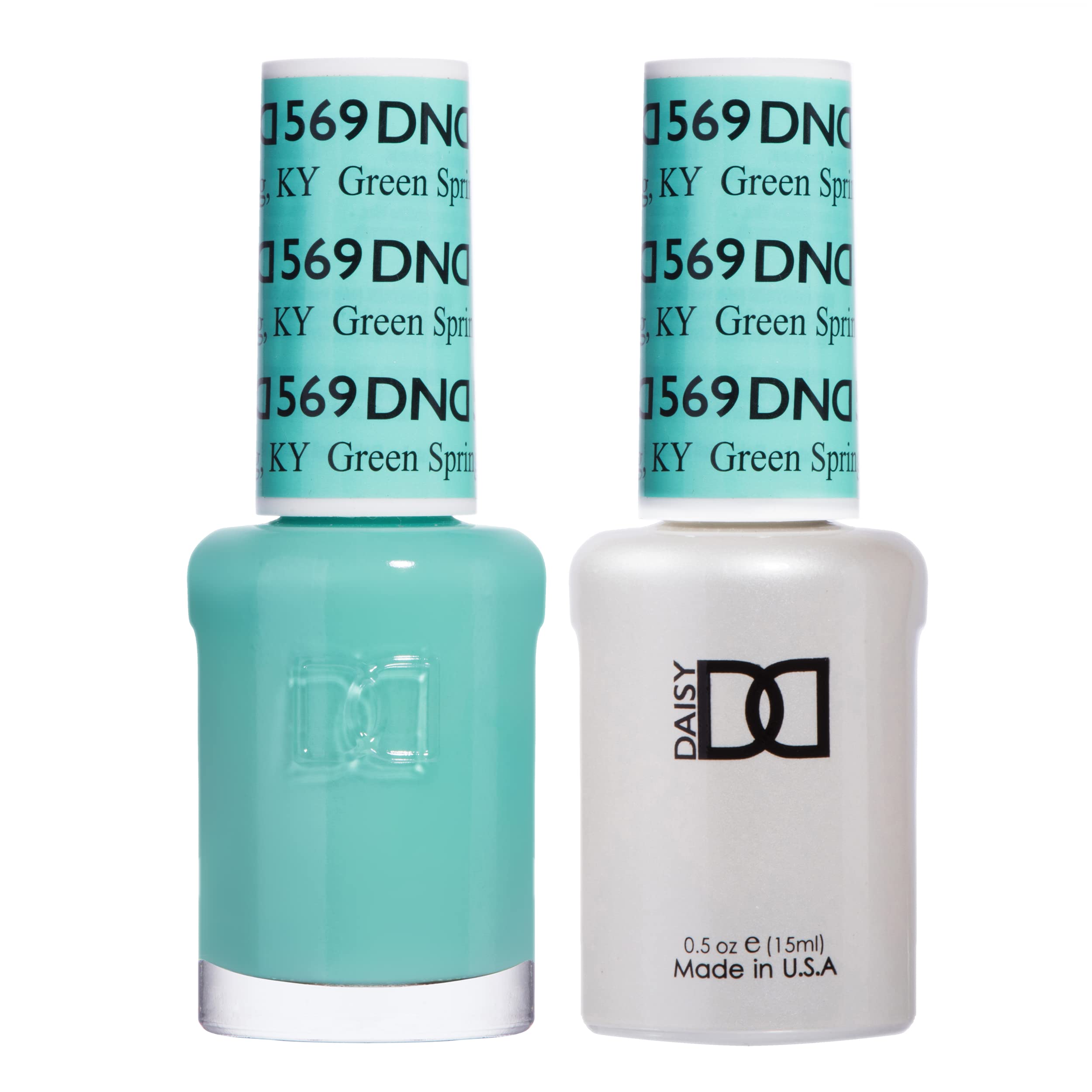 DND Gel Polish Set Green Collection UV LED GelPolish and Air Dry Nail Lacquer Matching Chip-Free Polish Duo