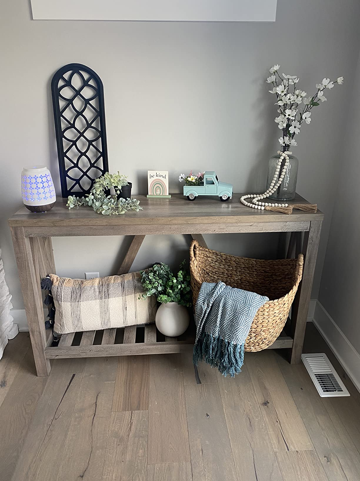 31/mo Finance Walker Edison Modern Farmhouse Accent Entryway Table Entry Table Living Room