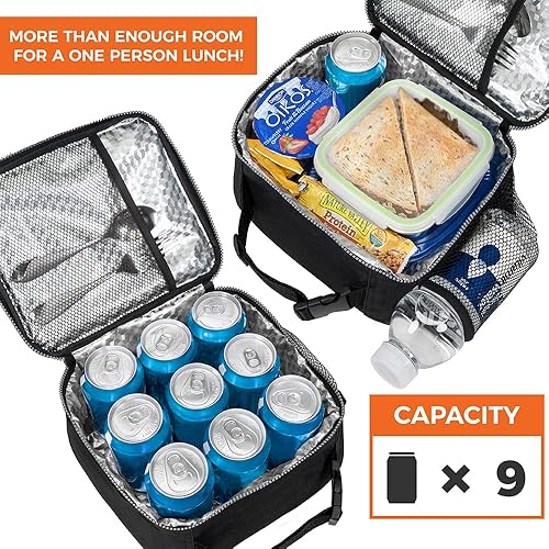 Miniatura 5 de OPUX Fiambrera aislada de primer nivel para adultos, hombres y mujeres Fiambrera suave y hermética infantil para niños, niñas Reutilizable,