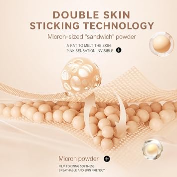 CC Cream Foundation, Flawless Matte Concealer Oil Control Color Correcting Face Makeup, Pore Minimizing Medium Coverage CC, Lightweight Up To 24H Wear for Normal to Oily Skin 02 Beige, 1 fl oz