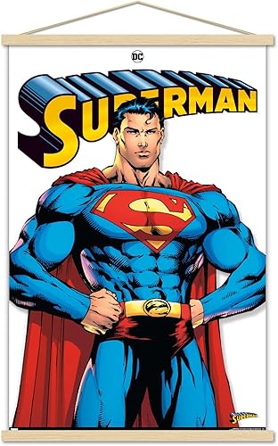 Trends International DC Comics - Póster de pared con marco magnético de Superman
