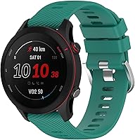 Vista 3 de Paquete de 10 correas de silicona para reloj de 0.709 in compatibles con Garmin Vivoactive 4SVivomove 3SVenu 2SForerunner 255S 265S