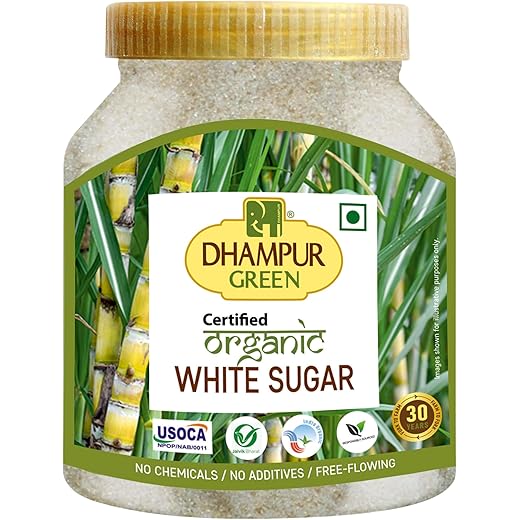 Dhampurgreen Organic White Sugar, 800G