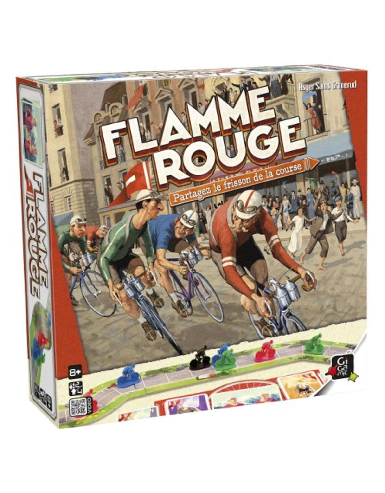 GIGAMIC Jeu de Stratégie-Flamme Rouge, JLFL