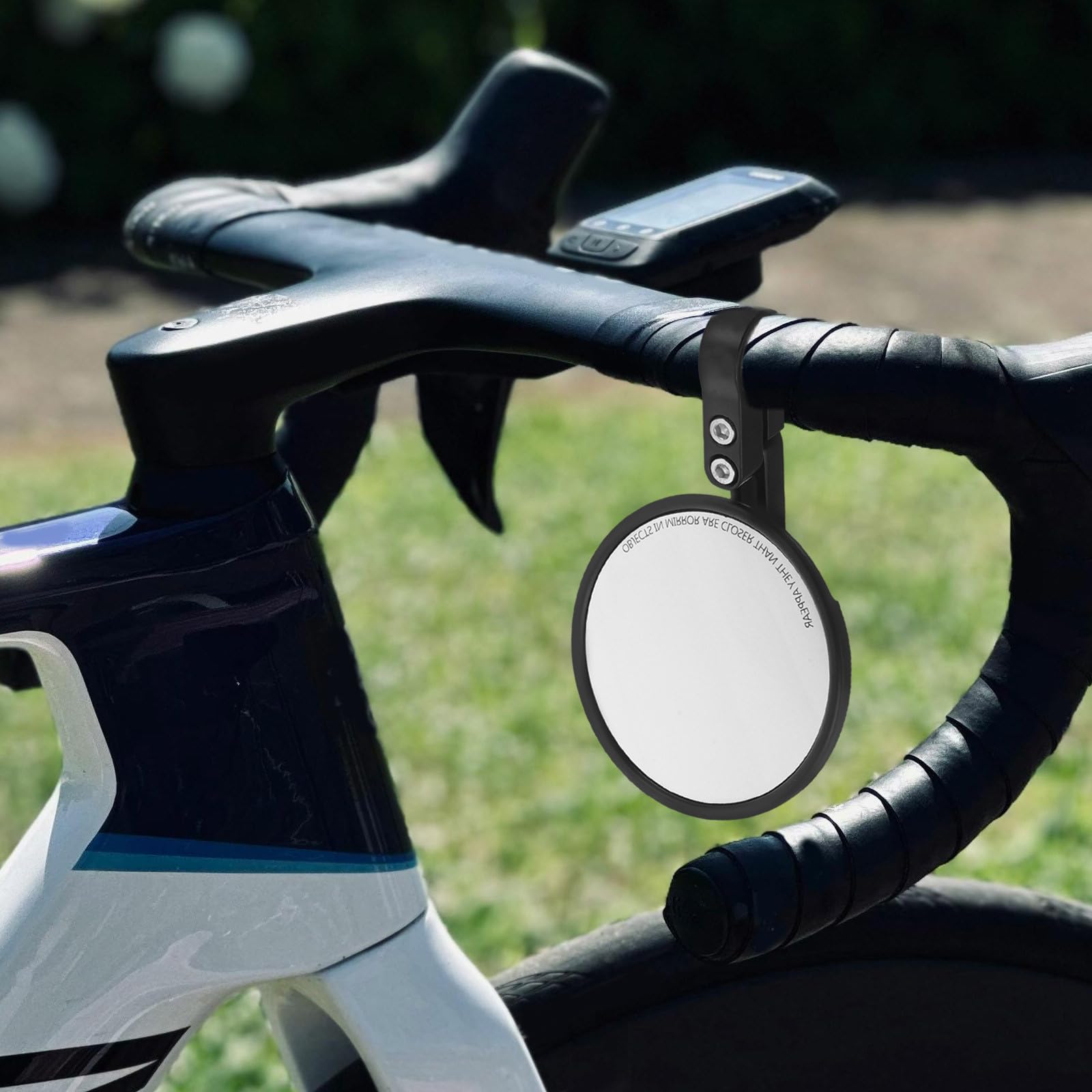 Rétroviseurs de Vélo pour Guidon 2 Pièces, Réglables et Pivotants, en Plastique et Verre, Légers et Sûrs, Adaptés pour Guidon de 22-24mm, pour Vtt