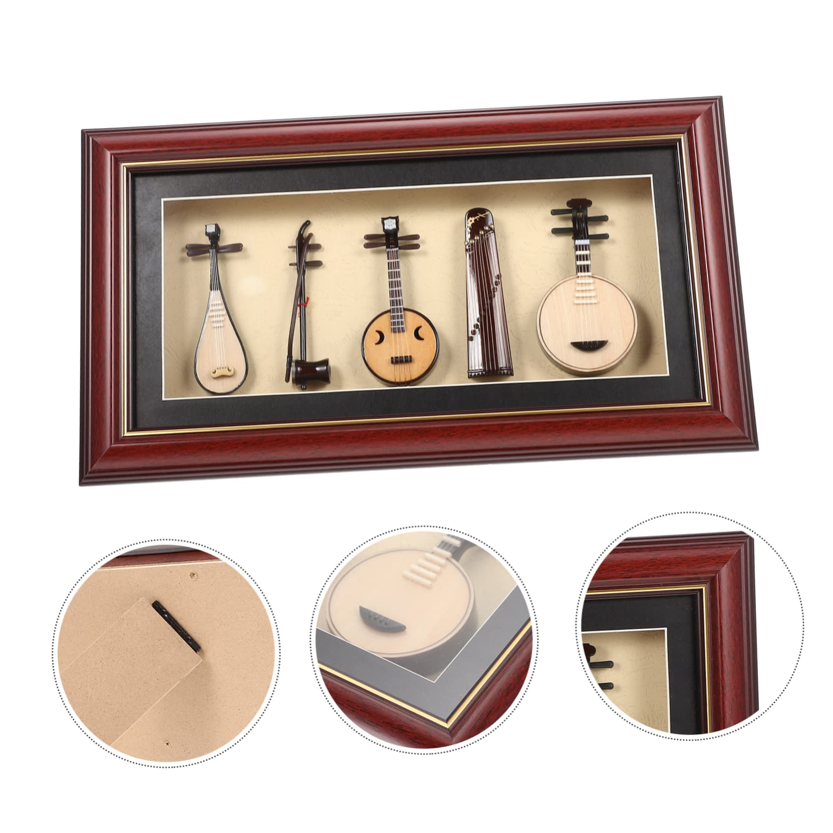 Set da 5 Modelli di Strumenti Musicali Folk Realistici per Arredamento Casa e Regalo