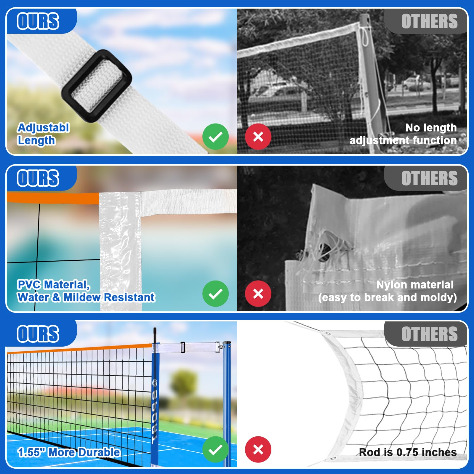 Rete da pallavolo da biliardo con 2 pallavolo acquatico
