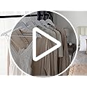 StorageWorks White Wooden Hangers, 20 Pack Wood Hanger for Closet, Coat Hangers for Coats, Shirts, Pants, Bridesmaid Suits, Wedding Dress